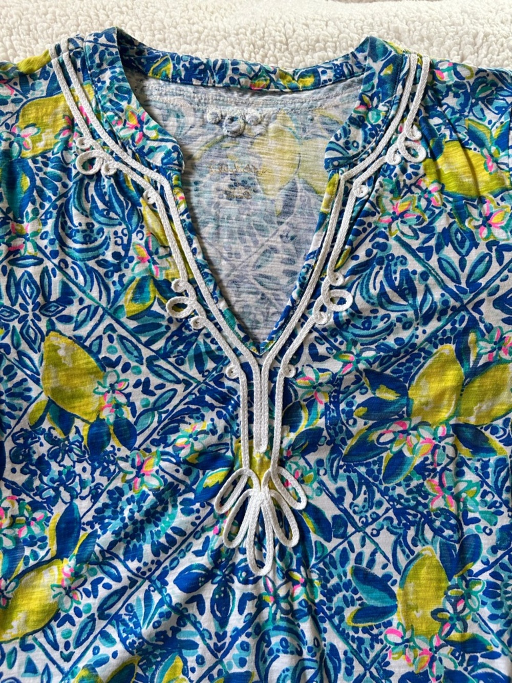 Lilly Pulitzer Lemon Tree Floral Tunic - Picture 3 of 3